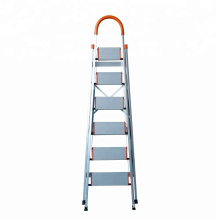 folding step stool/Foldable Heavy Duty 4 Steel Wide Step Ladder/Stepladder Non Slip Tread Safety Kitchen Stool domestic ladder